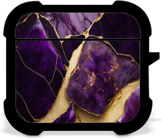 Marble Калъф в Златист цвят за Apple AirPods 1 / AirPods 2