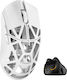 WLmouse Beast X Pro Cu fir & Wireless Mouse Alb