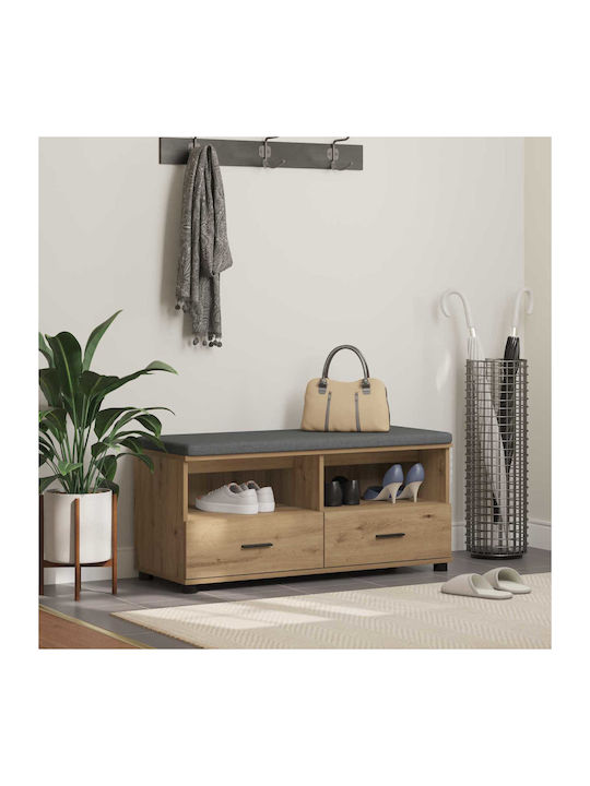 Мебел за антре с Пейка Artisan Oak 100x38x46см