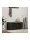 Entry Furniture with Bench Black Beech 100x38x46cm