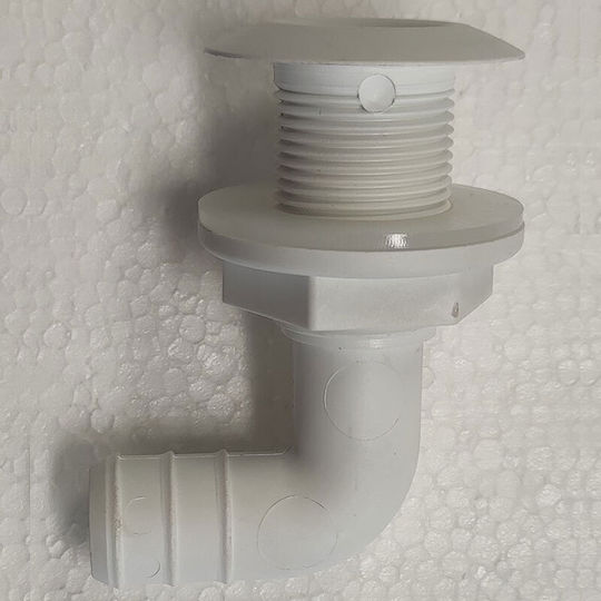 Bulk Packaging OEM Drain Corner 90° Pipe Ø20mm White Iso