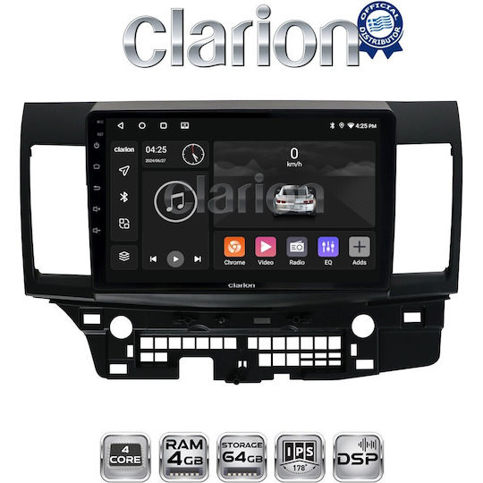 Clarion Auto-Audiosystem für Mitsubishi Lancer 2008 (Bluetooth/USB/WiFi/GPS/Apple-Carplay/Android-Auto)