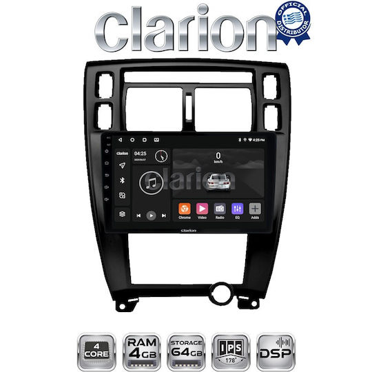 Clarion Sistem Audio Auto pentru Hyundai Tucson 2004 > 2010 (Bluetooth/USB/WiFi/GPS/Apple-Carplay/Android-Auto)