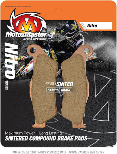 Moto-master Metallic Motorcycle Brake Pads 82621 1 Set 1 Caliper