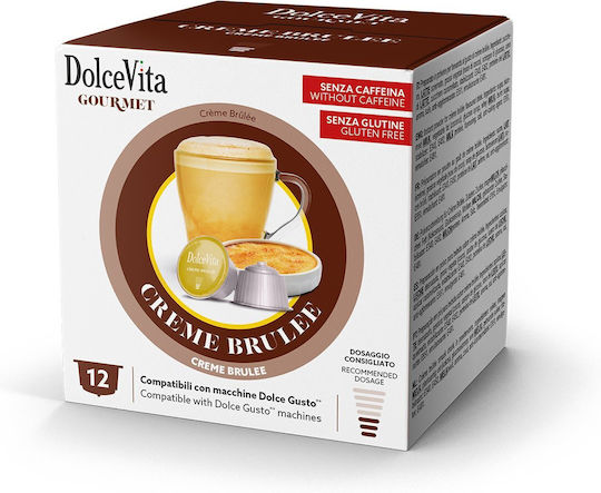 Капсули Dolce Gusto Съвместими Dolce Vita Creme Brulee 12 Бройки