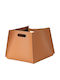 Espiel Set of Decorative Baskets Straw with Handles Brown 26.5x26.5x26.5cm 2pcs