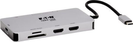 Eaton Tripp Lite USB-C Docking Station με HDMI 4K PD Ethernet Γκρι