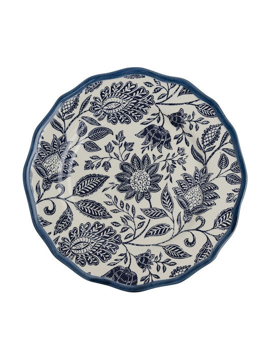 Laura Ashley Hedingham Πιάτο Γλυκού Μπλε με Διάμετρο 21cm 2τμχ