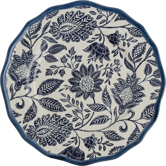 Laura Ashley Hedingham Teller Wüste Blau mit Durchmesser 21cm 2Stück