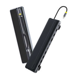 Baseus EliteJoy EH3 USB-C Docking Station με HDMI/DisplayPort 4K PD Ethernet
