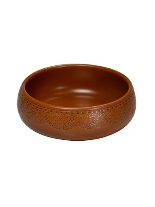 Stoneware Servierschale Stapelbar Hochfest Φ12cm 300ml Serie Barcelona Ochrа Authentic 4 Stück