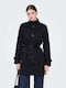 Life Women's Black Trench Coat