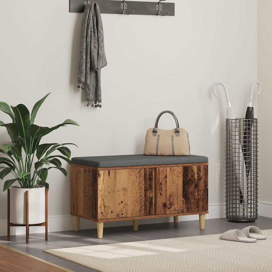 Eingangsmöbel mit Bank Old Wood 60x38x46cm
