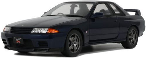Machetă Mașină Nissan Skyline GT-R BNR32 Albastru Perlat Închis TH1 1993 1:18 Otto Models OT1199