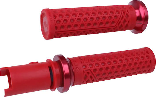 Odi Motorradlehenker 25,4mm Länge 13cm Vans Kabel Flansch Voll Waffle Medium V31vhtcr-r Rote