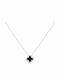Women's Cross from Gold Plated Silver with Chain