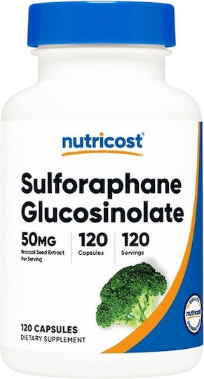 Nutricost Sulforaphane Glucosinolate 50mg 120 Mützen