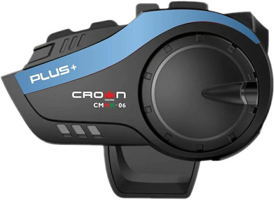 Crown Micro CMMK-06 Μονή Ενδοεπικοινωνία για Κράνος Μηχανής με Bluetooth
