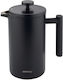KING Hoff Manual Filter Coffee Maker Stainless Steel Black 1lt