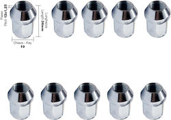 Παξιμαδι Κωνικο 12x1,25 34mm 19 10τεμ Simoni Racing Dr/14-10