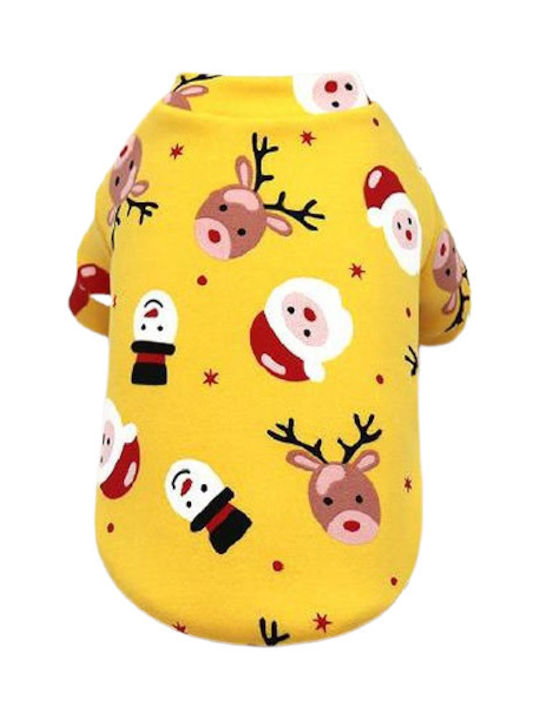 Denik Pets Xmas Sweatshirt Hund in Gelb Farbe XL 40cm.
