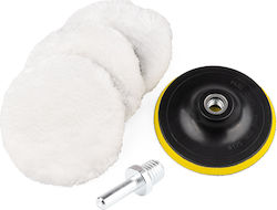 Amio Polishing Sponges Velcro Sander Disc Drill 125mm Adapter M14 3 Pieces 03236/am Amio Polishing Sponges Velcro Sander Disc Drill 125mm Adapter M14 3 Pieces 03236/am