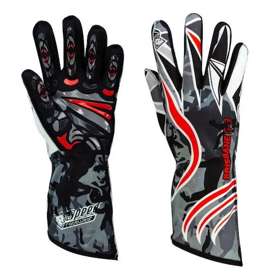 Speed Racewear Brisbane Men's Kart Driver Gloves Black