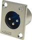 Canon Chassis 3p Male Nickel Jt-2111 Lz138 Jkg