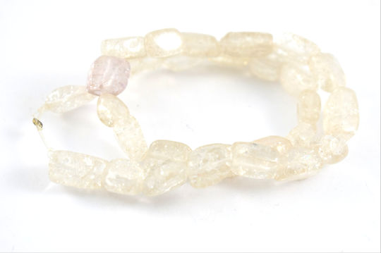Glass Bead Transparent 15mm 30 pcs/xg020 30 pcs