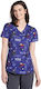 Cherokee TF737 Female Medical Blouse Multicolour