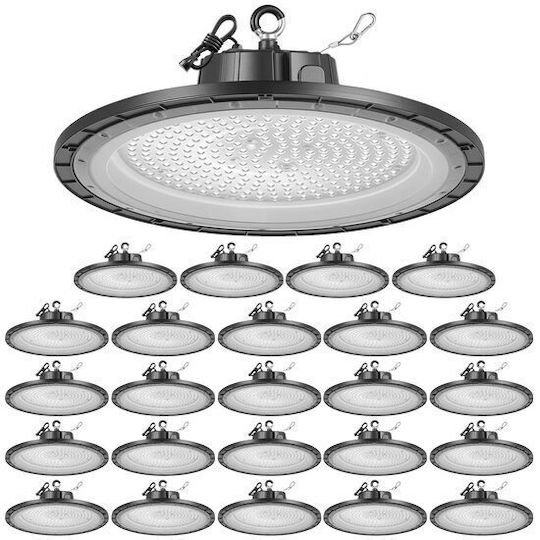 Horoz Electric Lumină clopot comercială 150W Alb rece 21000lm cu LED încorporat Bej Ø30xÎ30cm