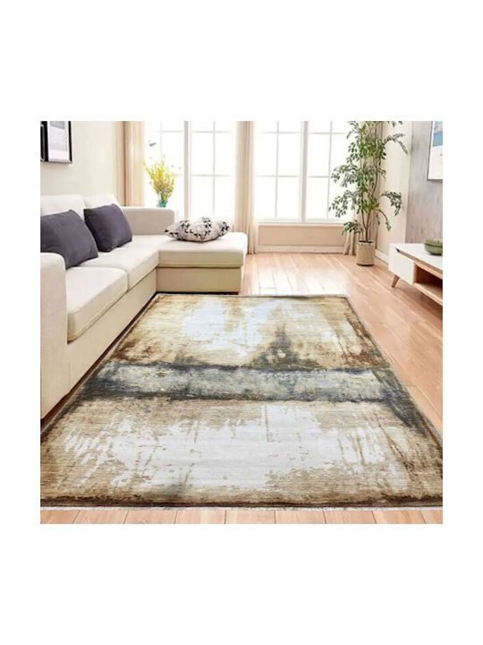 SpitiBazaar Χαλί Ορθογώνιο Καφέ Και Γκρι 200x310cm