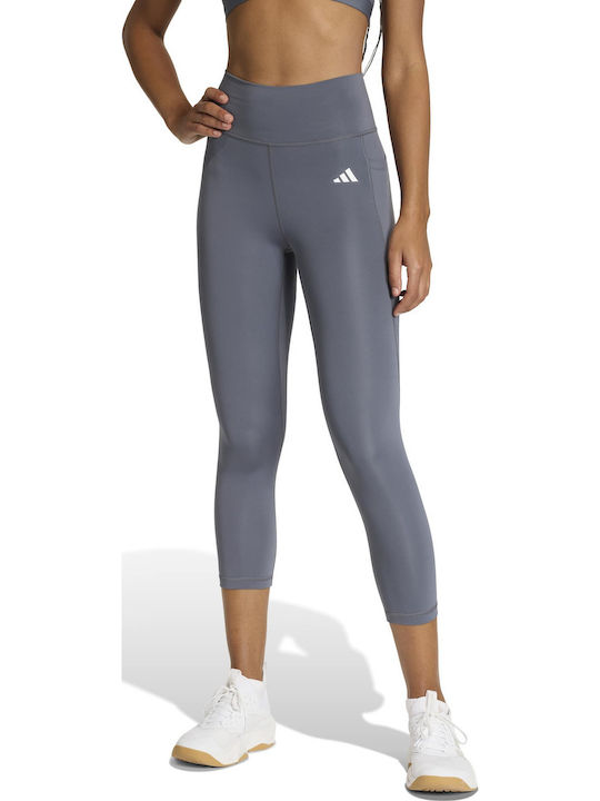 Colanti de femei Capri Colanti Talie inalta Gray