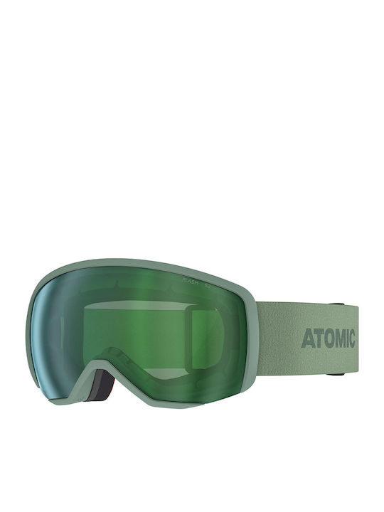 Atomic Revent Ski- & Snowboardbrille Kinder Türkis mit Linse in Grün Farbe