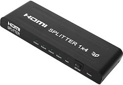 Hdmi Splitter 1 Εισόδου 4 Εξόδων Anga Fullhd 1080p 3d 4k Ps-1014-4k Q-hd1400 Hdmi Splitter 1 Εισόδου 4 Εξόδων Anga Fullhd 1080p 3d 4k Ps-1014-4k Q-hd1400