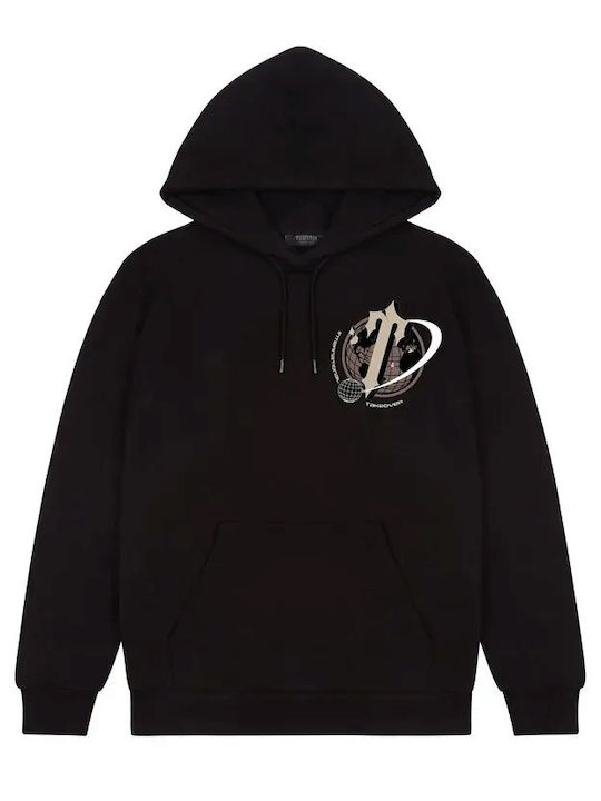 Trapstar International Takeover Sweatshirt Schwarz mit Kapuze