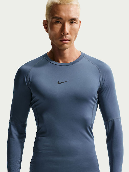 Nike Dri-Fit Bluză Diffused Blue, Black