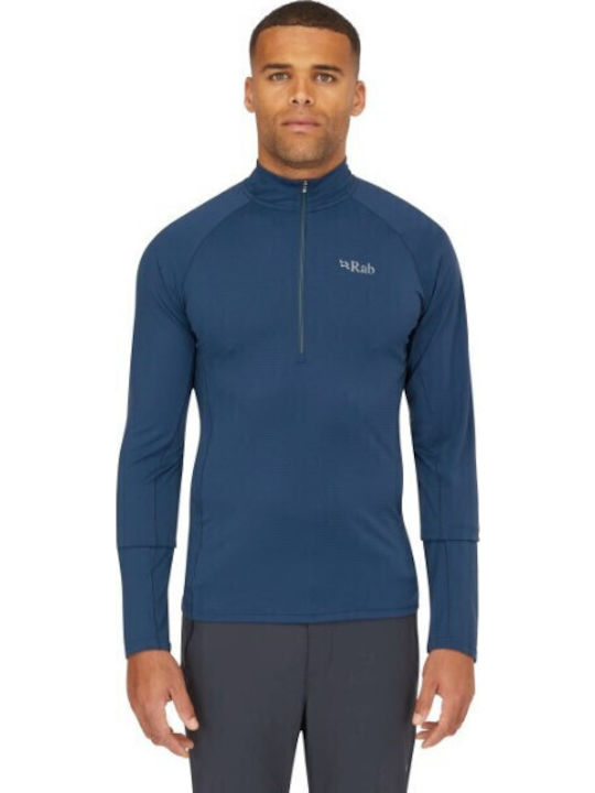 Rab Αθλητική Μπλούζα Μακρυμάνικη Tempest Blue