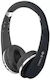 Trevi DJ 1200 Ασύρματα Bluetooth Over Ear Ακουστικά Μαύρα