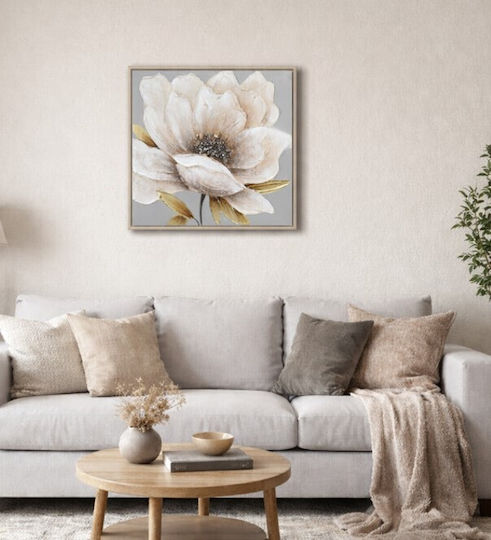 Canvas Painting 63x63x3cm Flower Forhome 905797 Home