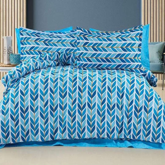 MayHome Set Coverlet Single from Cotton & Polyester Geometric 160x240cm