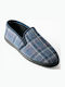 Men's Printed Heel Enclosed Slippers Blue