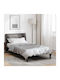 vidaXL Double Blanket 200x155cm Silver