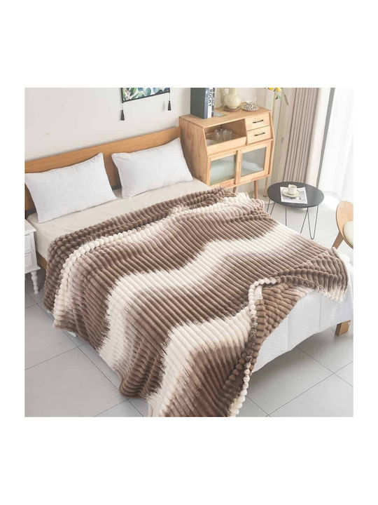 Lucktora Κουβέρτα Fleece Μονή 160x220εκ.