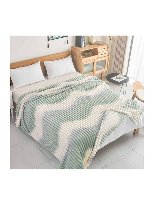 Lucktora Κουβέρτα Fleece Μονή 160x220εκ.