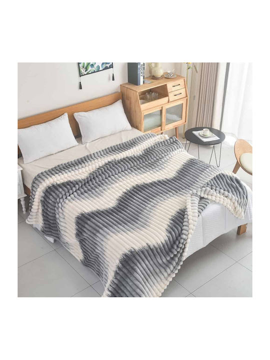 Lucktora Κουβέρτα Fleece Μονή 160x220εκ.