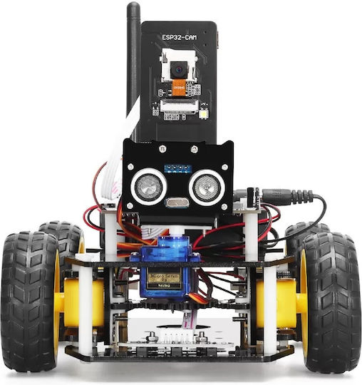 Tscinbuny Ferngesteuertes Roboter 4WD Schwarz mit Kamera