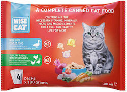 Wise Cat Wet Food 4x100gr Wise Cat Wet Food 4x100gr