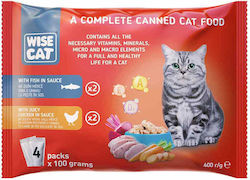 Wise Cat Wet Food 4x100gr Wise Cat Wet Food 4x100gr