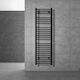 LuxeBath Șină electrică pentru prosoape 900W 150x40cm Negru